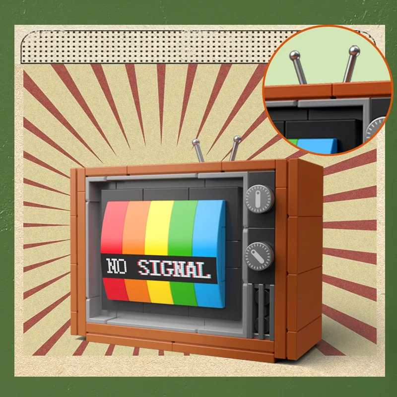Retro DIY Building Blocks TV R - огляд і ціна Model Kit Lego