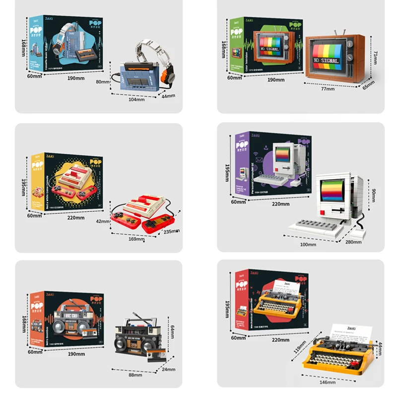 Retro DIY Building Blocks TV R - огляд і ціна Model Kit Lego