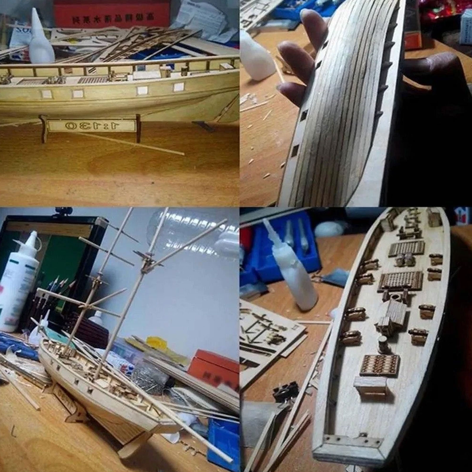 【Halcon Sailboat Wooden Model  - огляд і ціна Model Kit U Boat