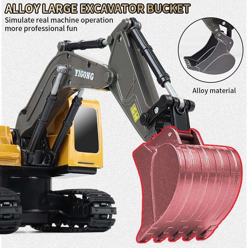 ZWN 2.4G Remote Control Excava - огляд і ціна Model Kit Excavator