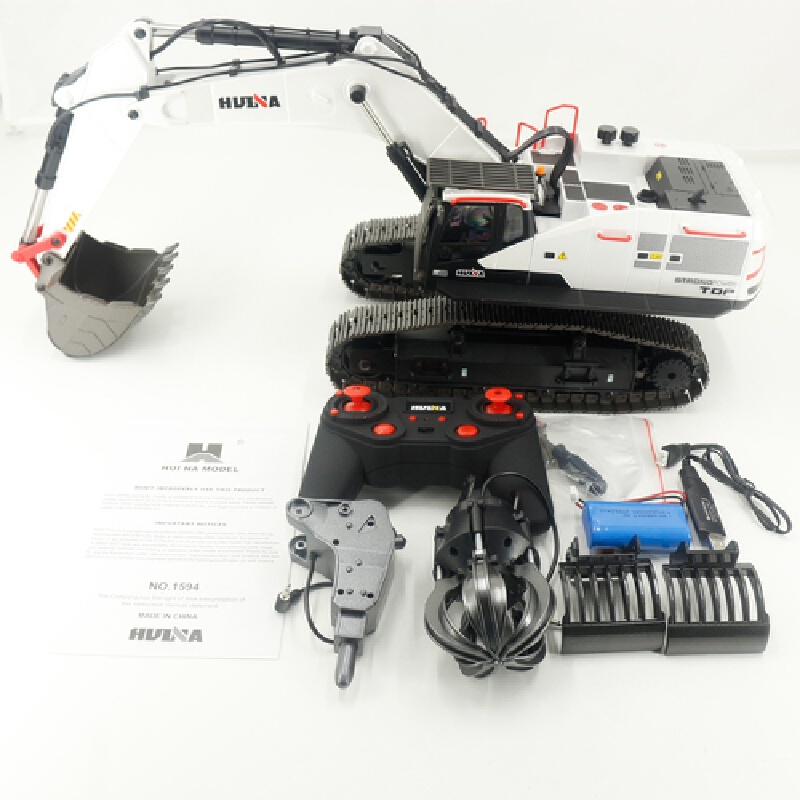 Huiner 1594 1/14 2.4GHz RC sim - огляд і ціна Model Kit Excavator