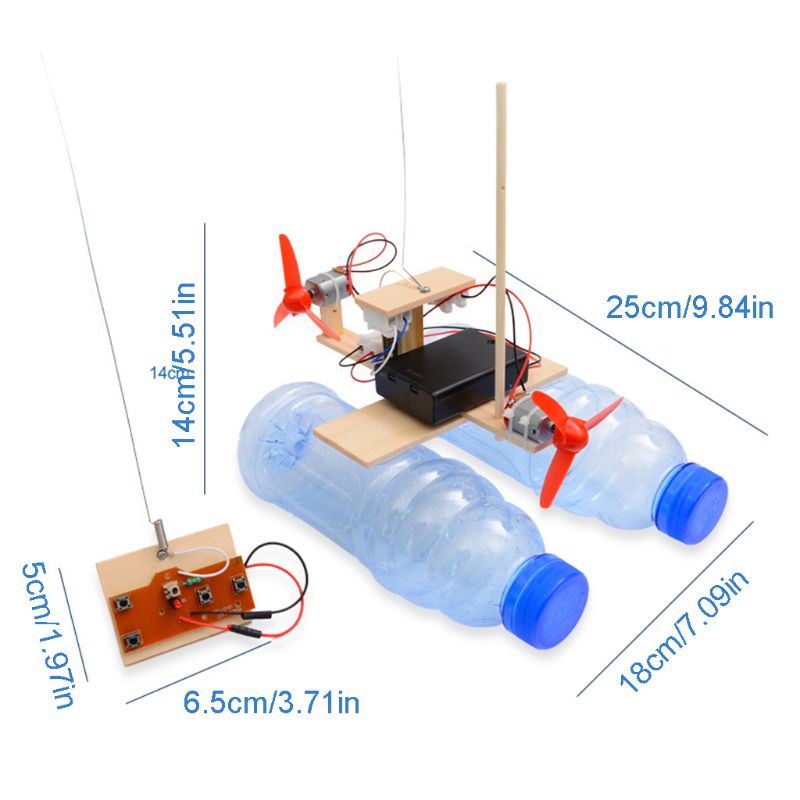 Wooden RC Boat Kid Toys Assemb - огляд і ціна Model Kit U Boat