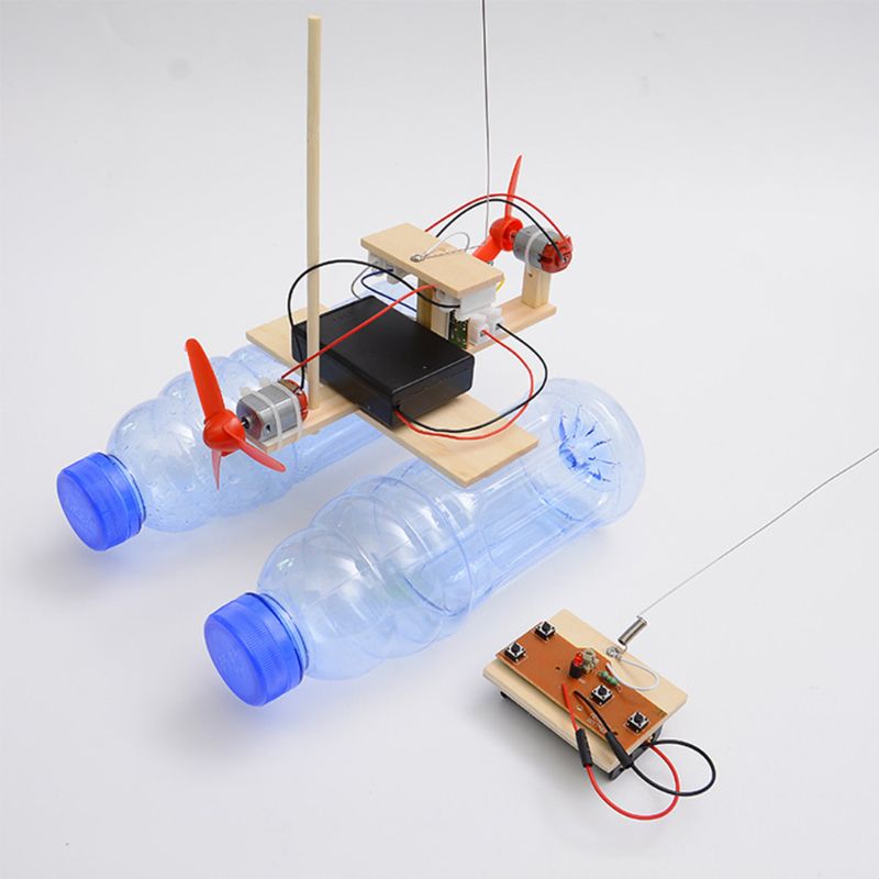 Wooden RC Boat Kid Toys Assemb - огляд і ціна Model Kit U Boat
