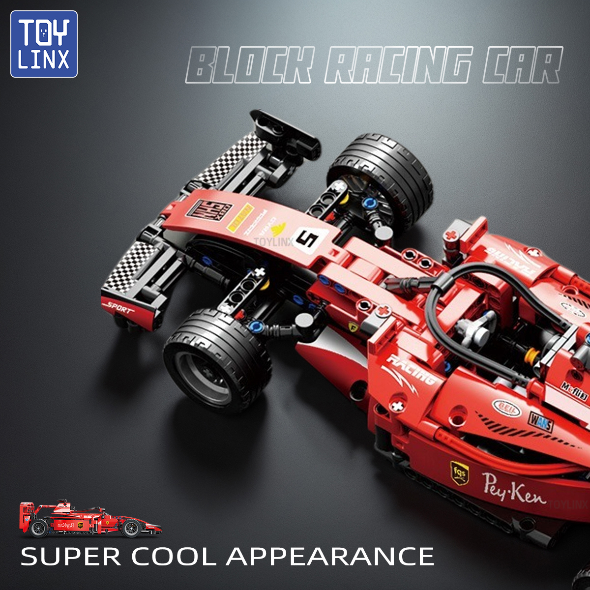 Toylinx DIY 455 PCS F1 RC Race - огляд і ціна Model Kit F1