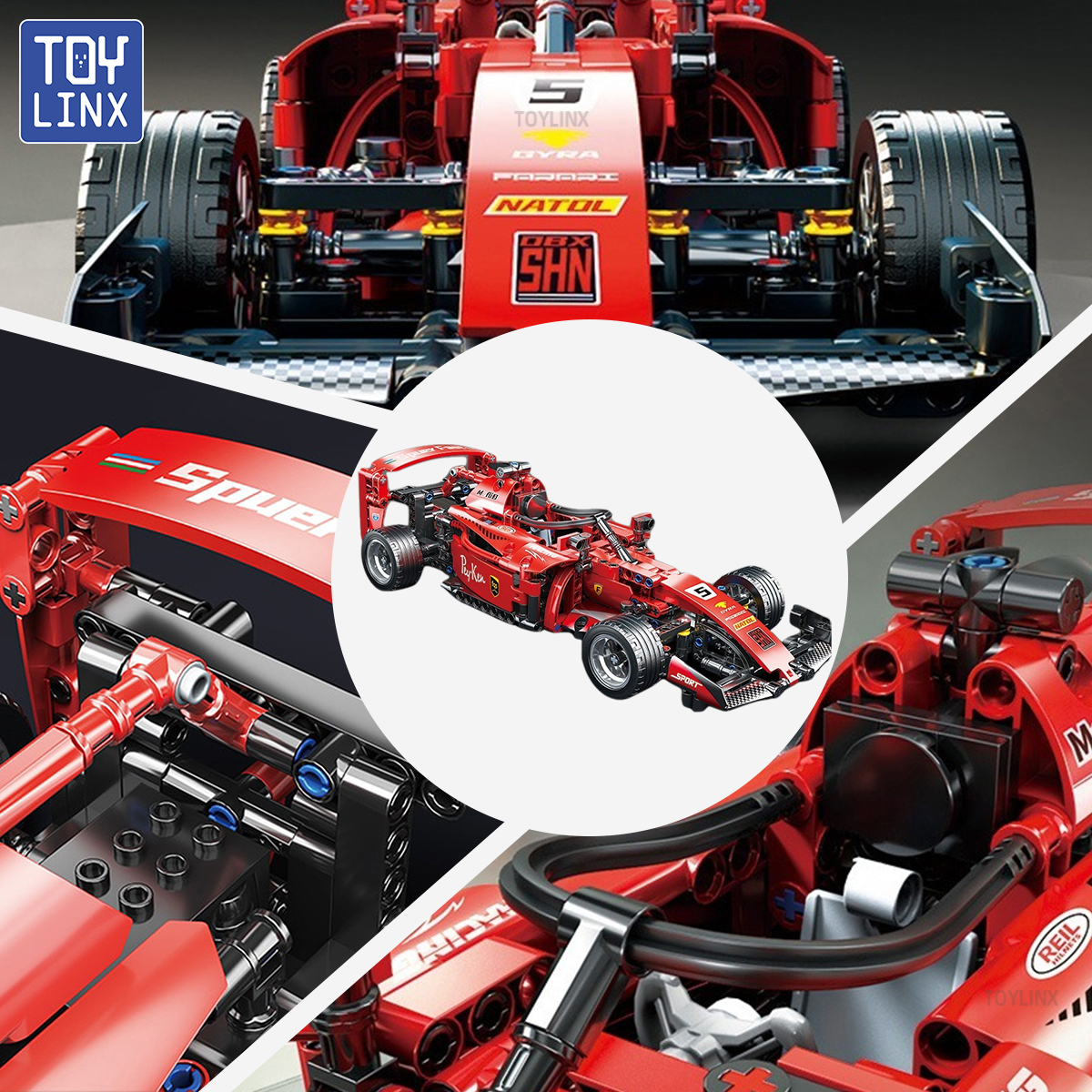 Toylinx DIY 455 PCS F1 RC Race - огляд і ціна Model Kit F1